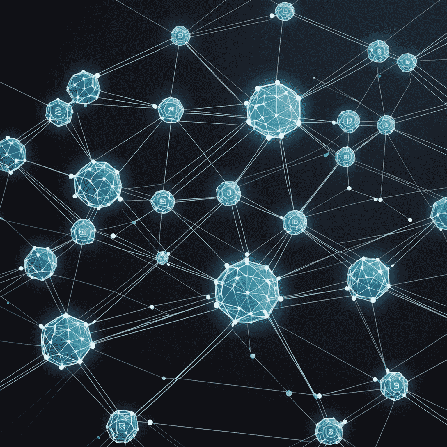 A visual representation of interconnected blockchain networks with Layer3 solutions highlighted, showing increased adoption rates and improved performance metrics