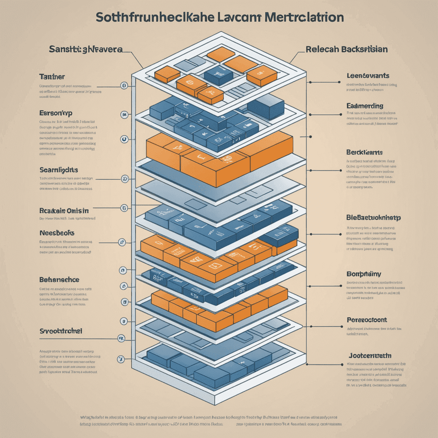 A detailed diagram showcasing the architecture of the new Layer3 solution, highlighting its key components and how it interacts with existing blockchain layers