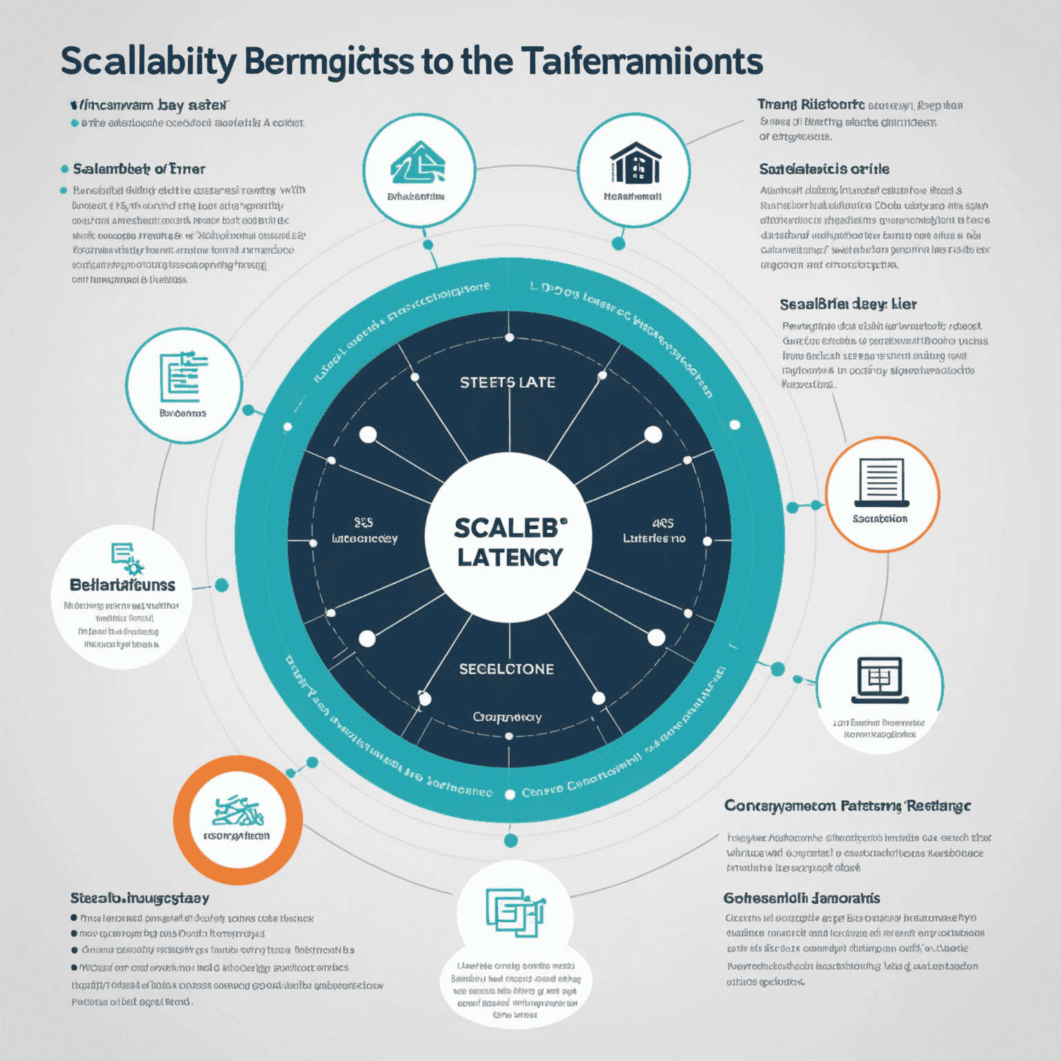 Diagram showing the scalability benefits of Layer3 solutions, with graphs depicting increased transaction throughput and reduced latency